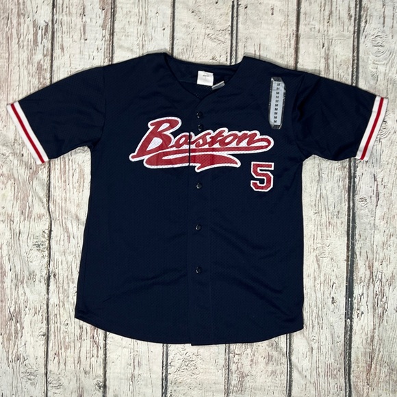 Nomar Garciaparra Boston Red Sox Men's MLB New Blue Sports Jersey - Picture 1 of 7